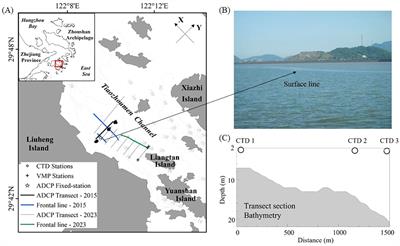 High-resolution observations of longitudinal fronts in a well-mixed tidal channel